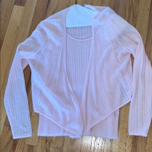 Adorable powder pink sweater set (cashmere)